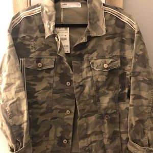 Zara army fatigue jacket